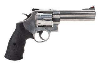 S&W Model 629 44 Magnum 6 Round Revolver has a stainless steel frame